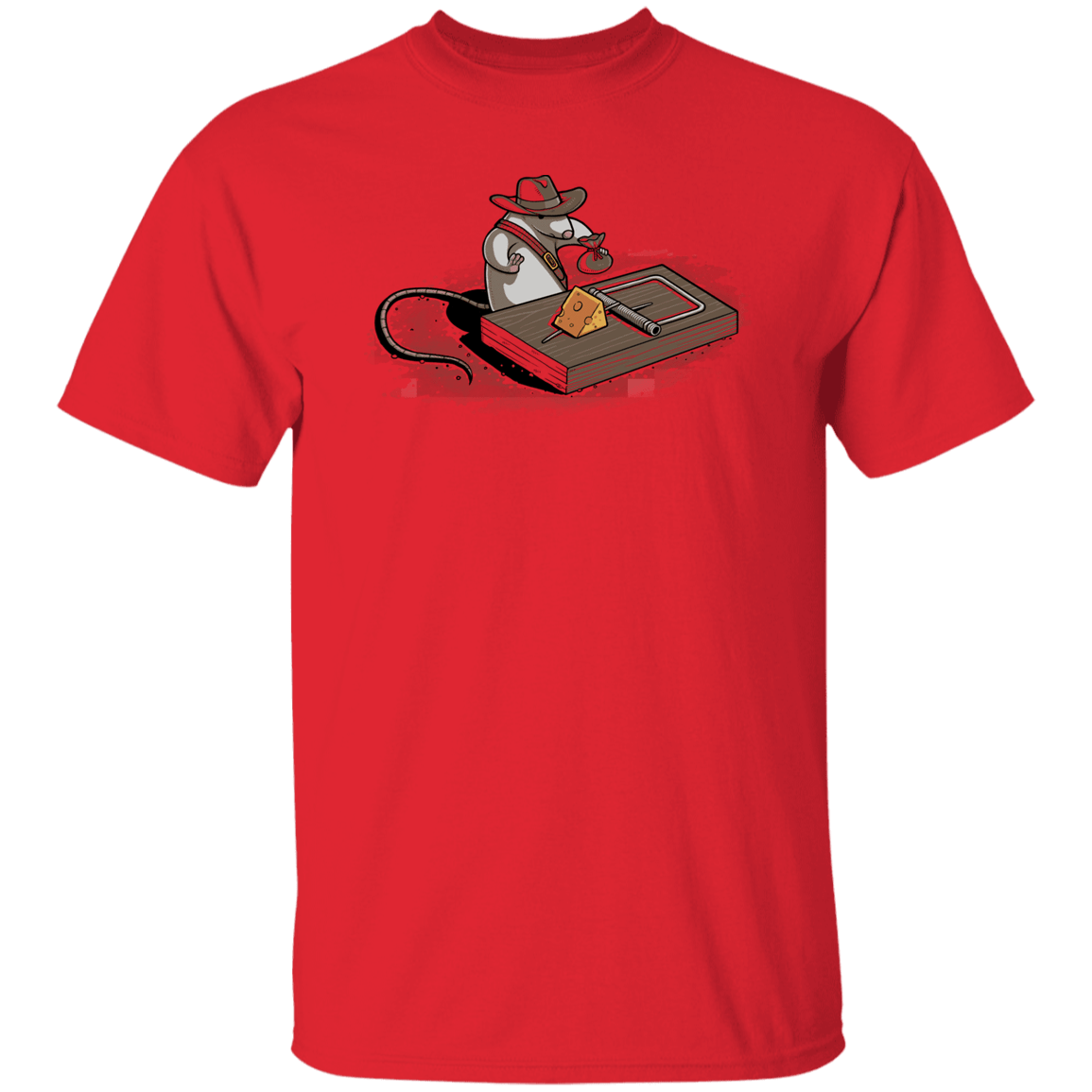 T-Shirts Red / S Indiana Mouse T-Shirt