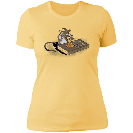 T-Shirts Banana Cream/ / S Indiana Mouse Women's Premium T-Shirt
