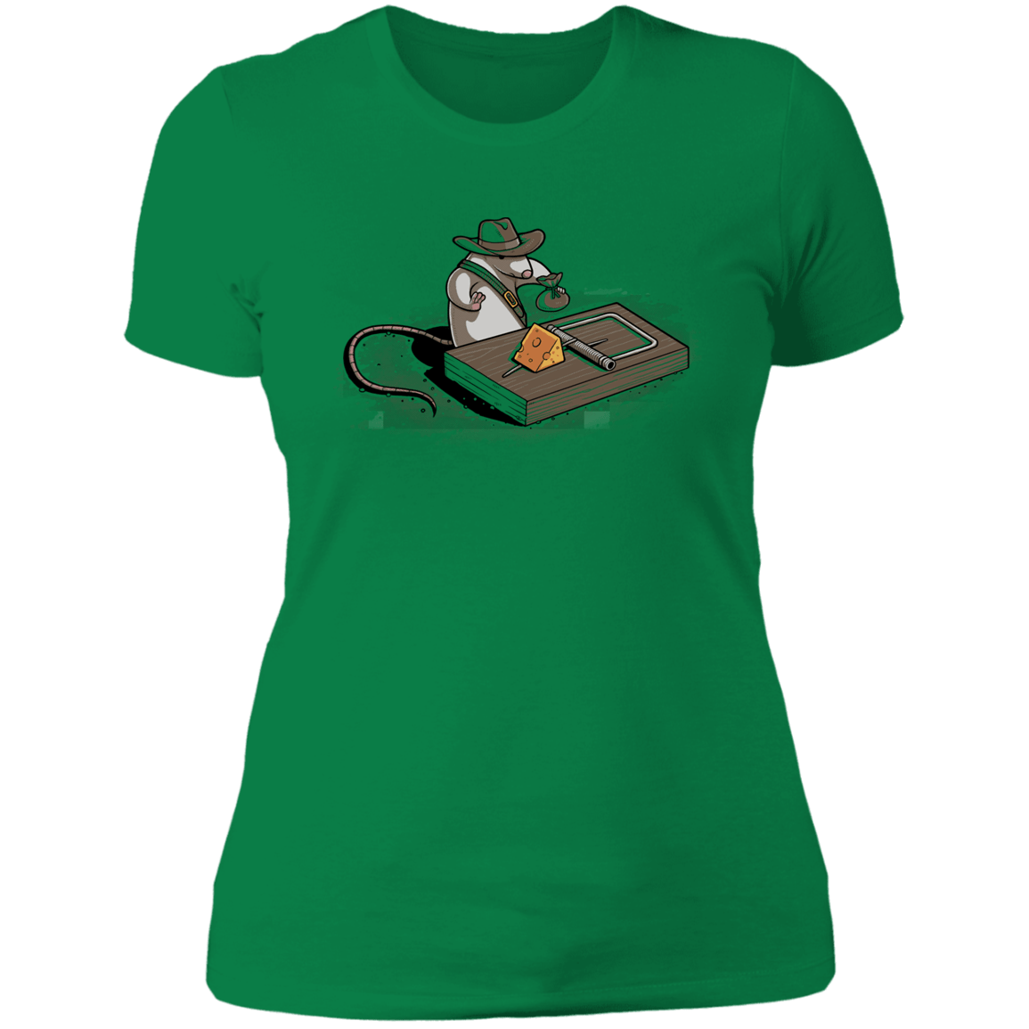 T-Shirts Kelly Green / S Indiana Mouse Women's Premium T-Shirt