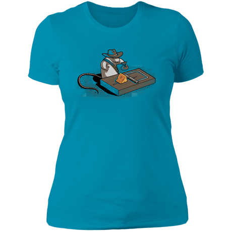 T-Shirts Turquoise / S Indiana Mouse Women's Premium T-Shirt