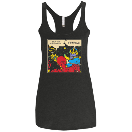 T-Shirts Vintage Black / X-Small INFINITE SLAPS Women's Triblend Racerback Tank