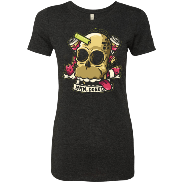 T-Shirts Vintage Black / Small Insert Brain Here Women's Triblend T-Shirt