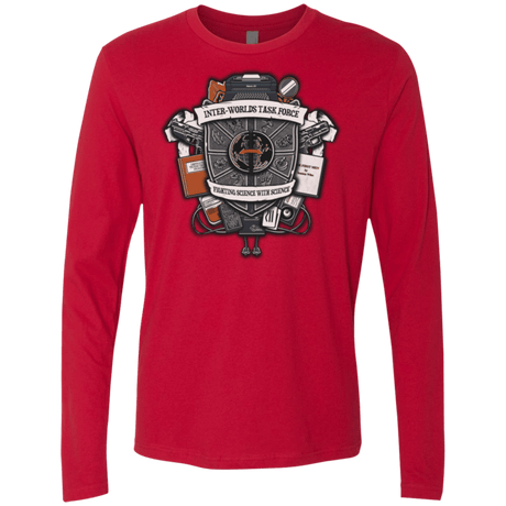 T-Shirts Red / Small Inter Worlds Task Force Men's Premium Long Sleeve
