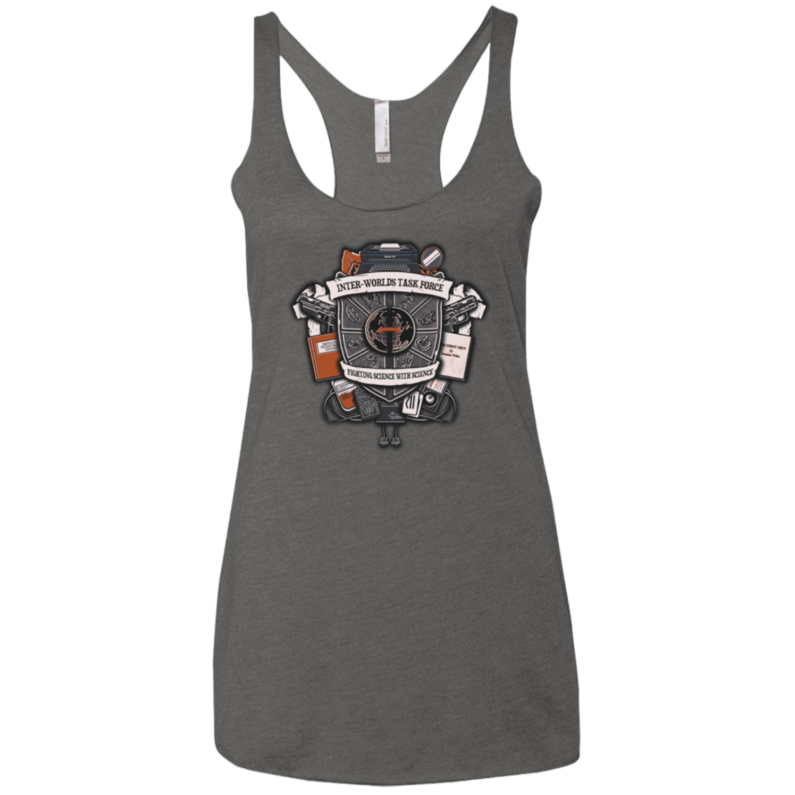 T-Shirts Premium Heather / X-Small Inter Worlds Task Force Women's Triblend Racerback Tank