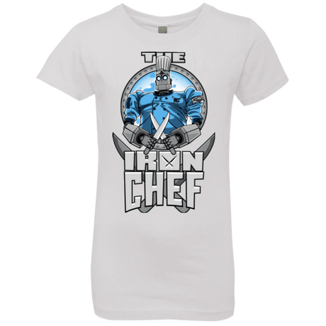 T-Shirts White / YXS Iron Giant Chef Girls Premium T-Shirt