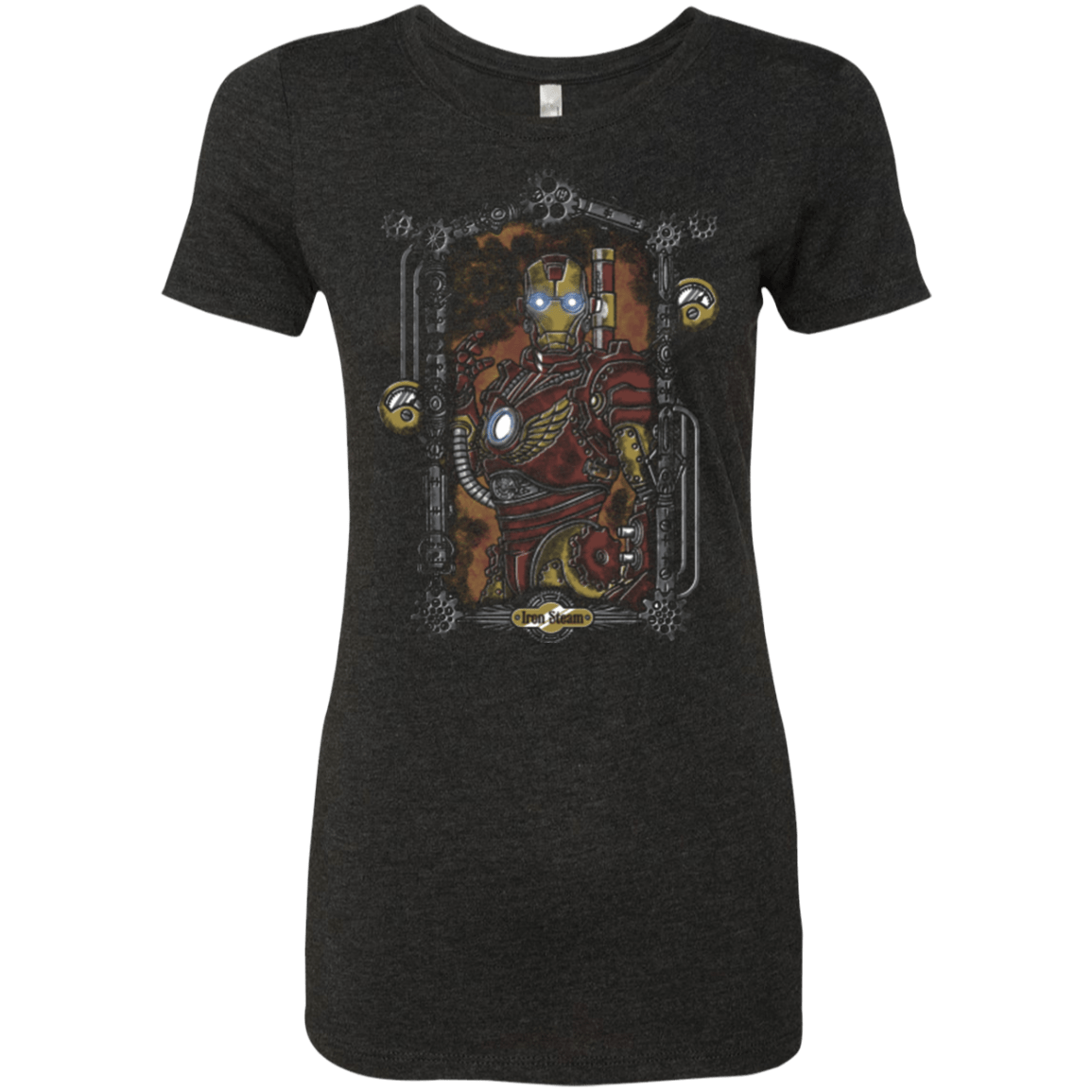 T-Shirts Vintage Black / Small Iron Steam Women's Triblend T-Shirt