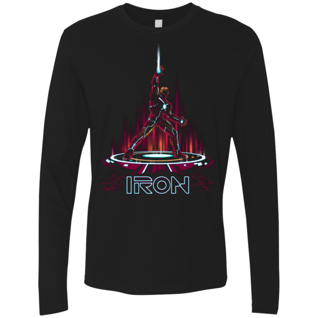 T-Shirts Black / Small IRON TRON Men's Premium Long Sleeve