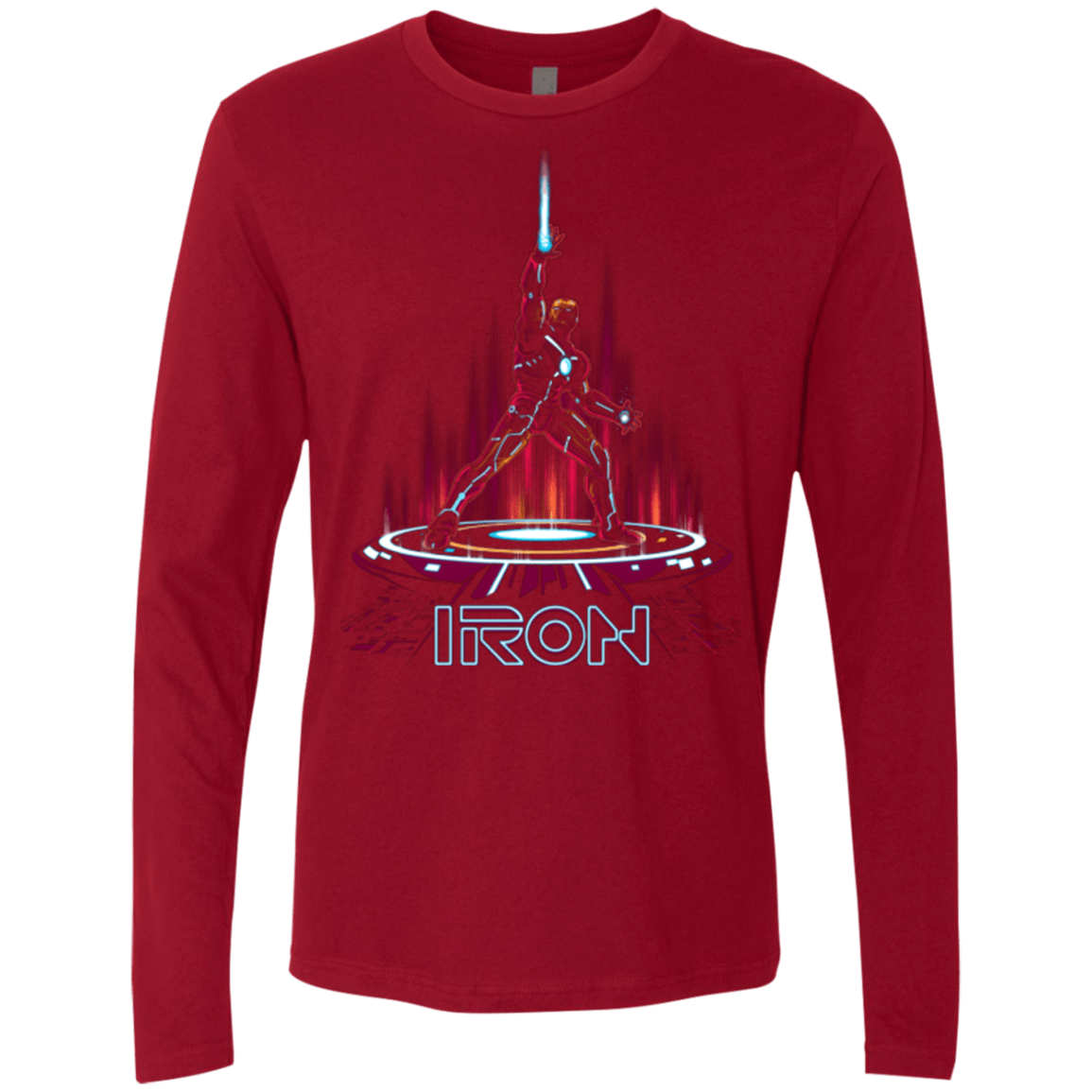T-Shirts Cardinal / Small IRON TRON Men's Premium Long Sleeve