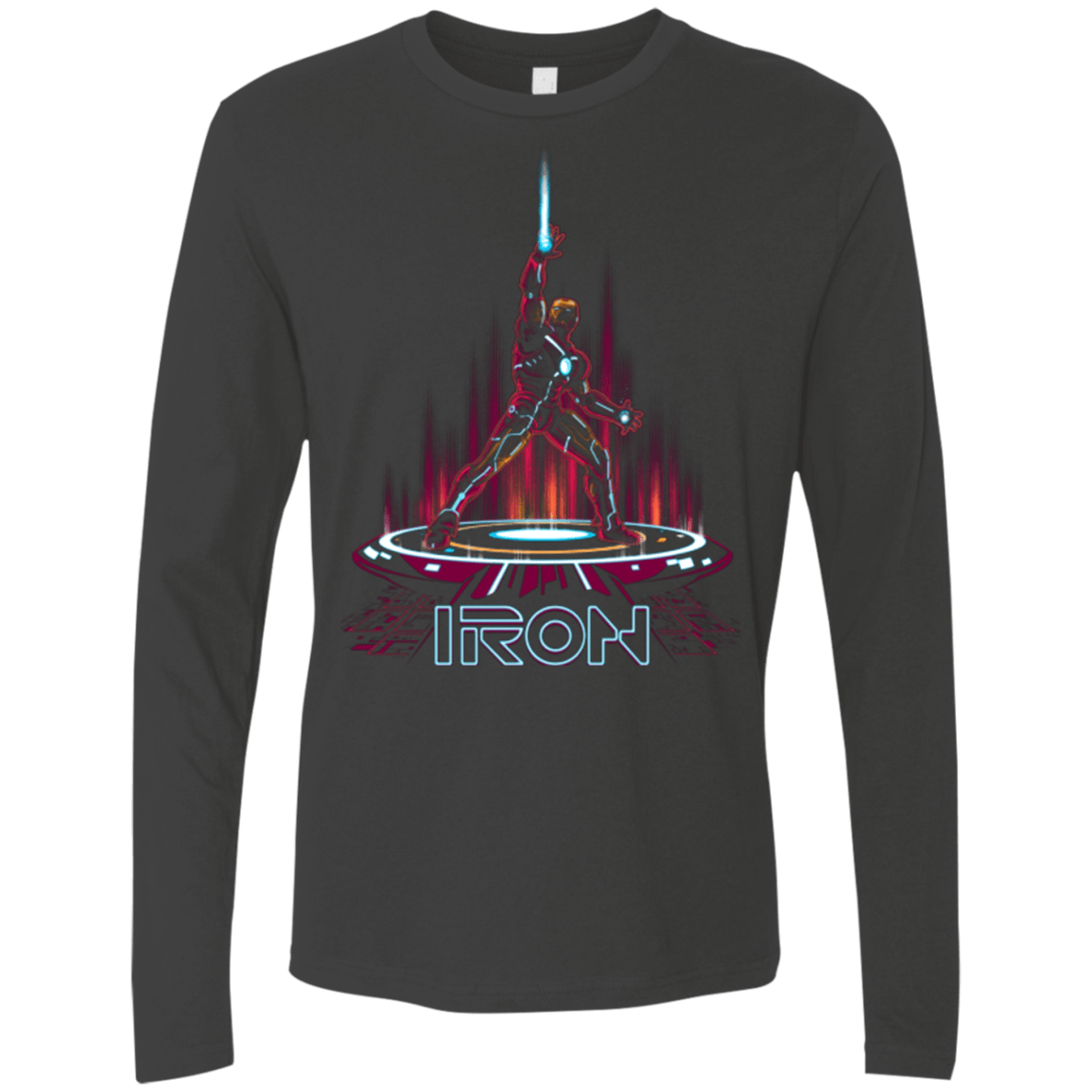 T-Shirts Heavy Metal / Small IRON TRON Men's Premium Long Sleeve