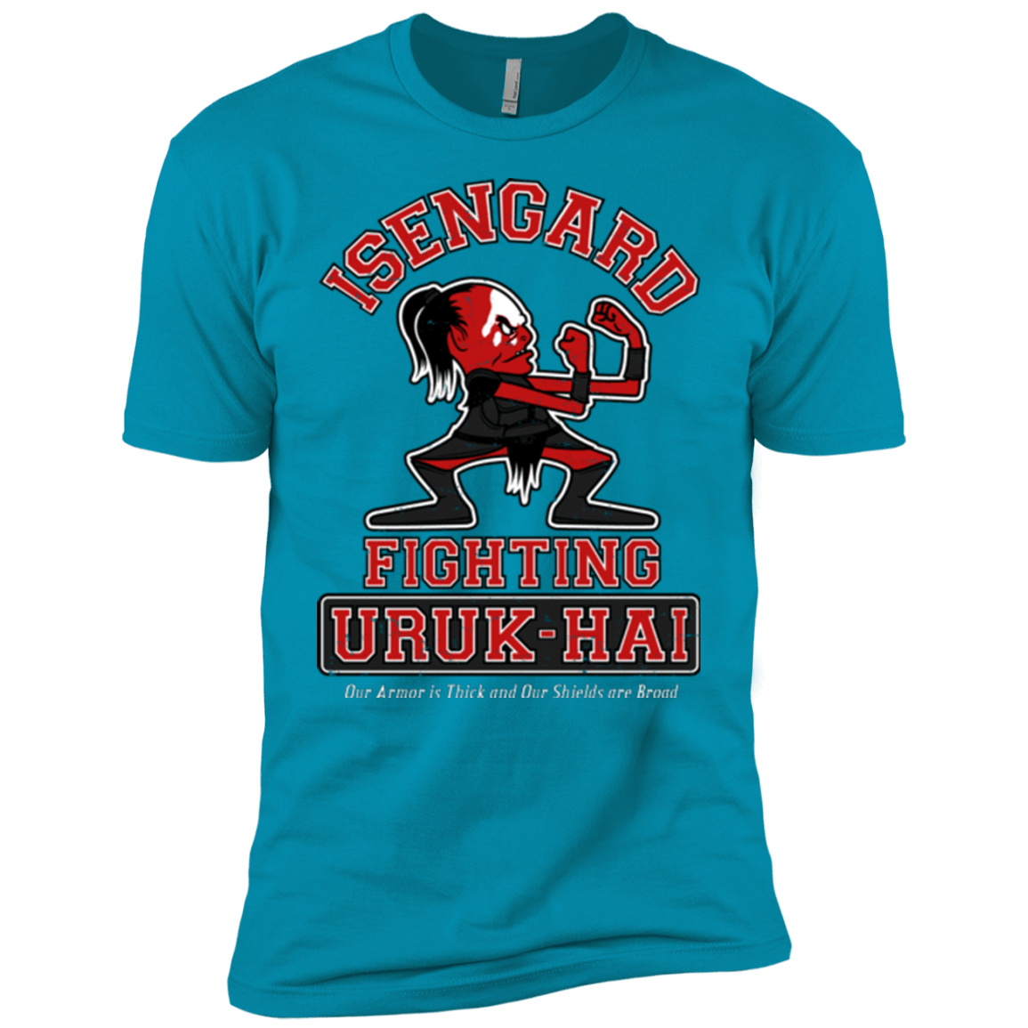 T-Shirts Turquoise / YXS ISENGARD FIGHTING URUKHAI Boys Premium T-Shirt