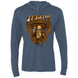 T-Shirts Indigo / X-Small It's a trap!! Triblend Long Sleeve Hoodie Tee