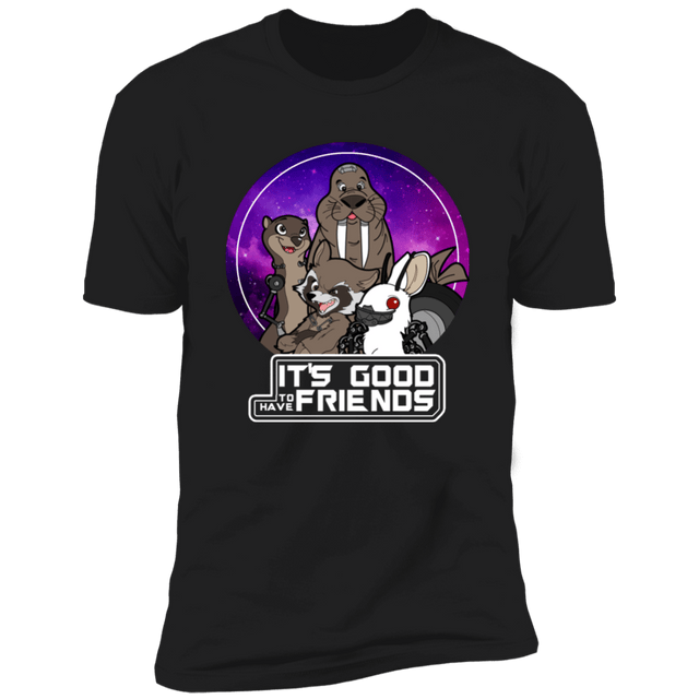 T-Shirts Black / X-Small Its Good to Have Friends Men's Premium T-Shirt