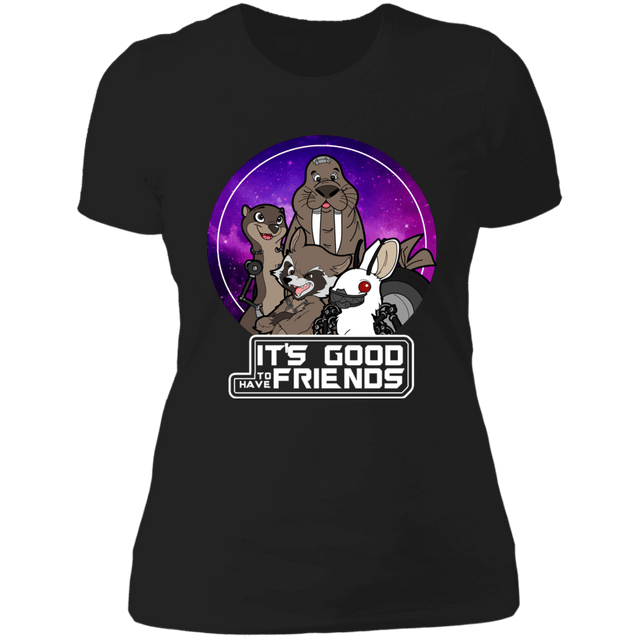 T-Shirts Black / X-Small Its Good to Have Friends Women's Premium T-Shirt