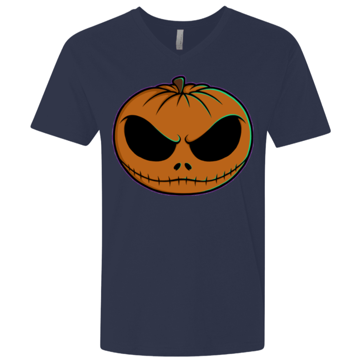T-Shirts Midnight Navy / X-Small Jack O Lantern Men's Premium V-Neck