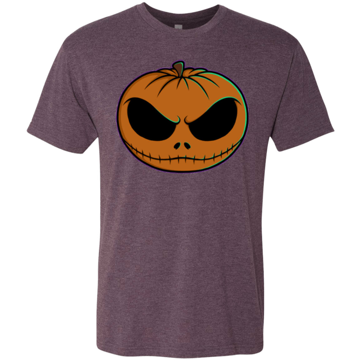 T-Shirts Vintage Purple / Small Jack O Lantern Men's Triblend T-Shirt