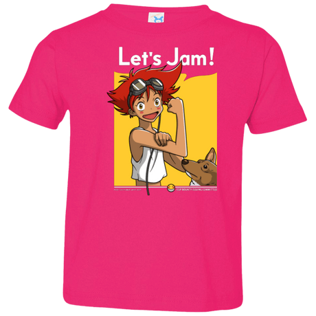 T-Shirts Hot Pink / 2T JAMMING WITH EDWARD Toddler Premium T-Shirt