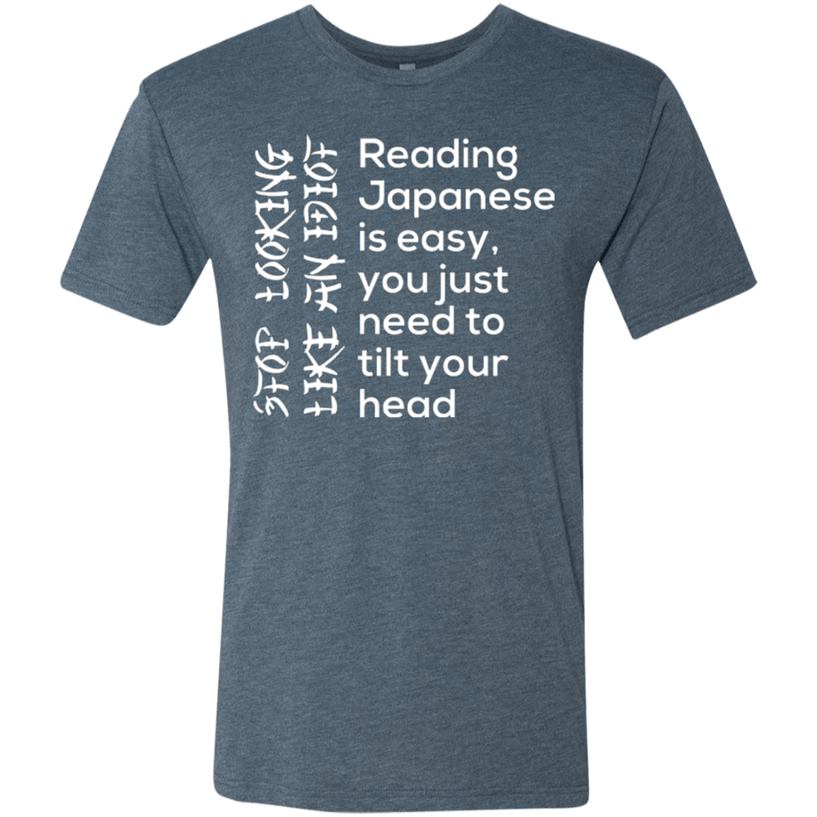 T-Shirts Indigo / Small Japanese Men's Triblend T-Shirt