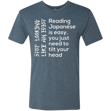 T-Shirts Indigo / Small Japanese Men's Triblend T-Shirt