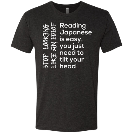 T-Shirts Vintage Black / Small Japanese Men's Triblend T-Shirt