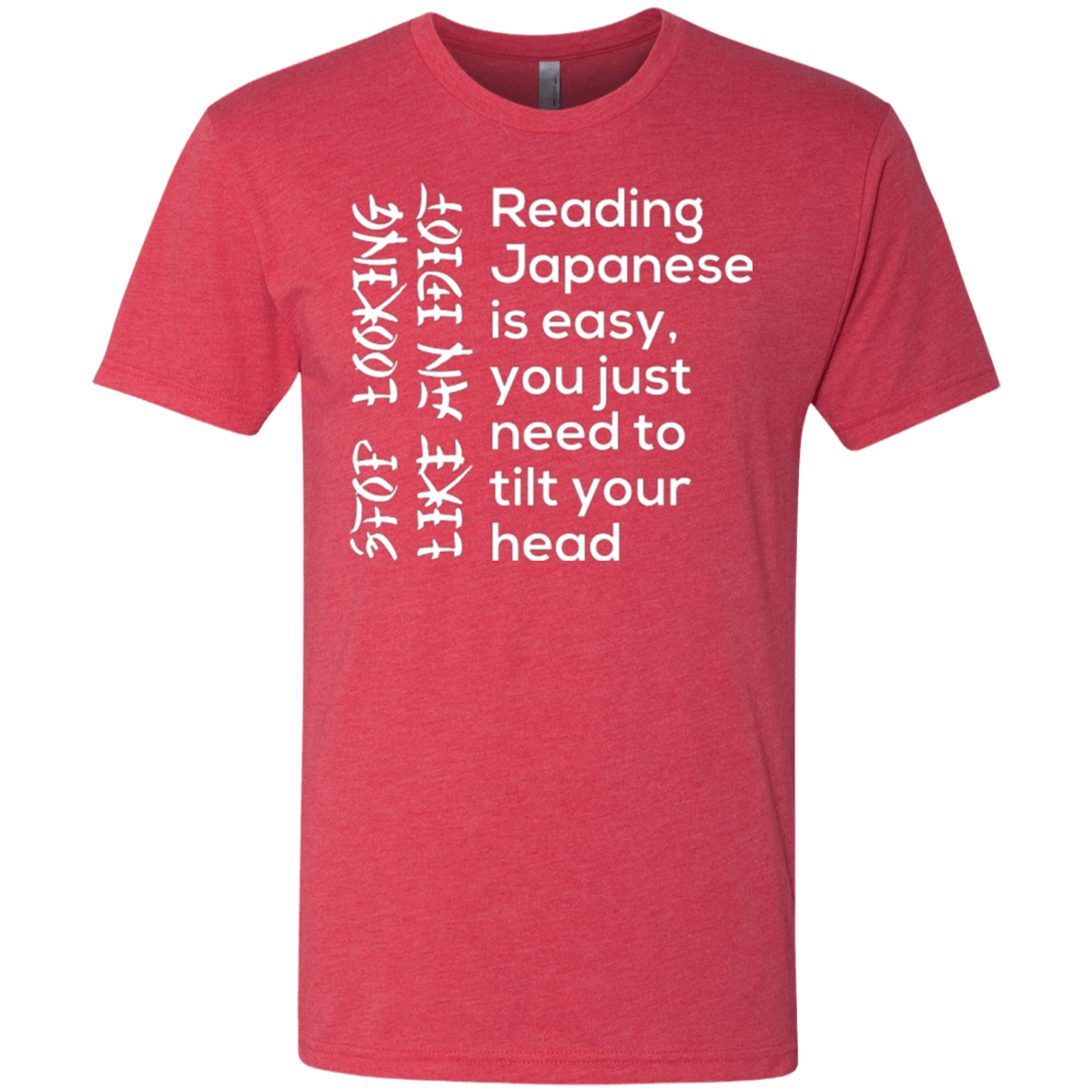 T-Shirts Vintage Red / Small Japanese Men's Triblend T-Shirt