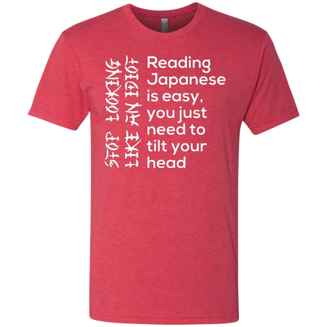 T-Shirts Vintage Red / Small Japanese Men's Triblend T-Shirt