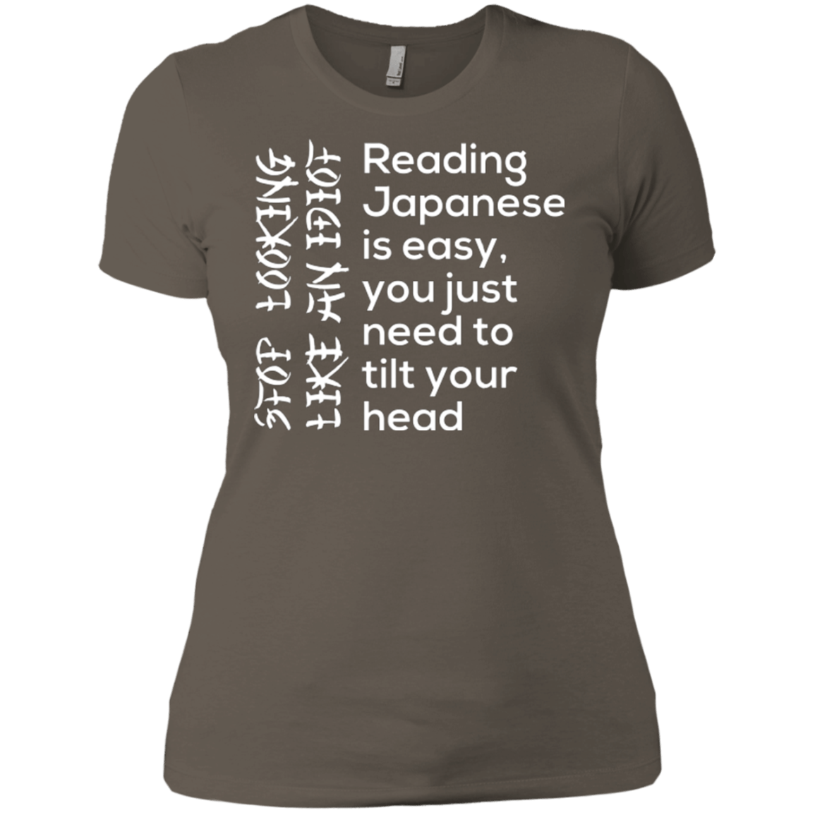 T-Shirts Warm Grey / X-Small Japanese Women's Premium T-Shirt