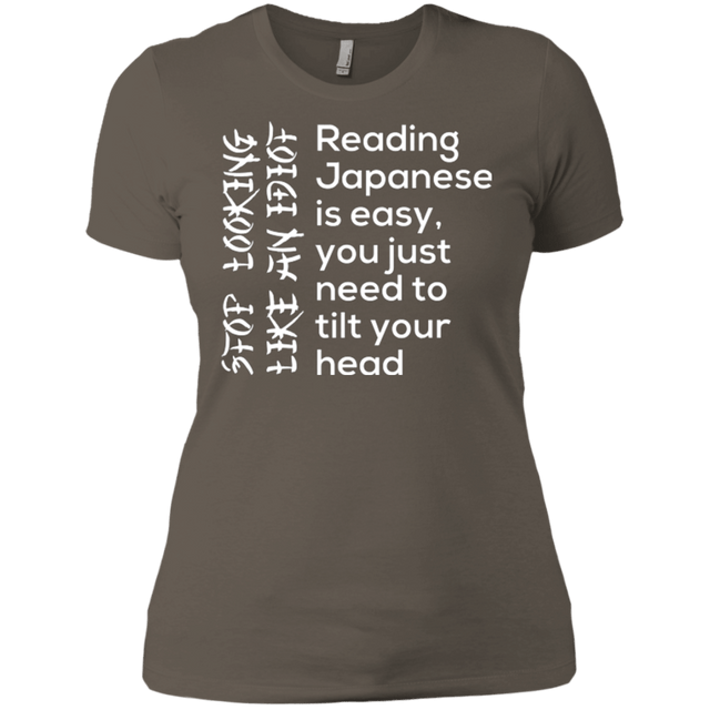 T-Shirts Warm Grey / X-Small Japanese Women's Premium T-Shirt