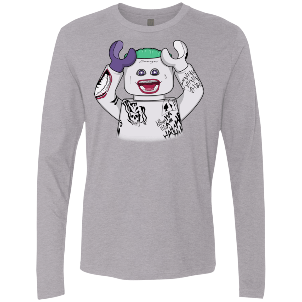 T-Shirts Heather Grey / Small Jared Lego Men's Premium Long Sleeve