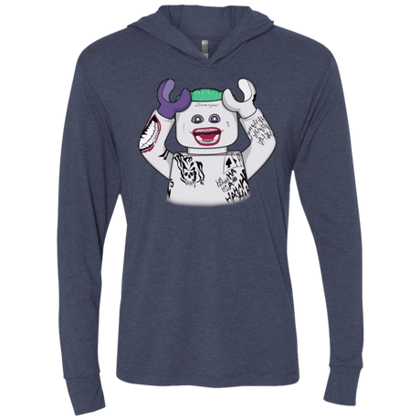 T-Shirts Vintage Navy / X-Small Jared Lego Triblend Long Sleeve Hoodie Tee