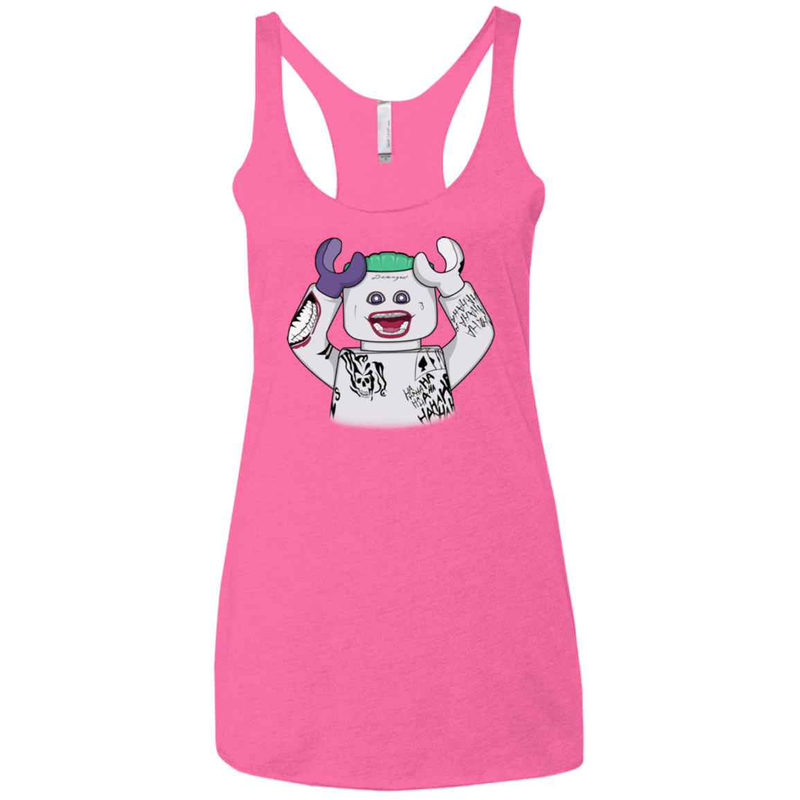 T-Shirts Vintage Pink / X-Small Jared Lego Women's Triblend Racerback Tank