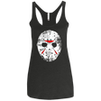 T-Shirts Vintage Black / X-Small Jason Grunge Women's Triblend Racerback Tank