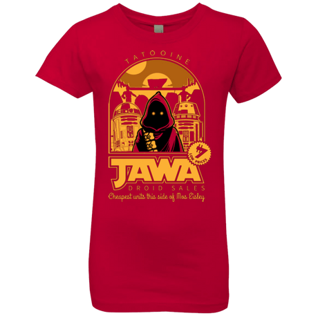 T-Shirts Red / YXS Jawa Droid Sales Girls Premium T-Shirt