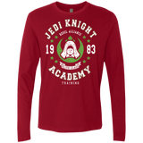 T-Shirts Cardinal / Small Jedi Knight Academy 83 Men's Premium Long Sleeve