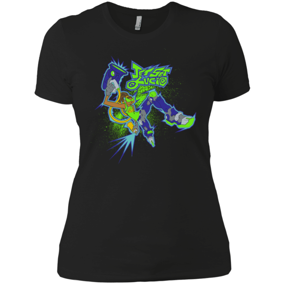 T-Shirts Black / X-Small Jet Set Lucio Women's Premium T-Shirt
