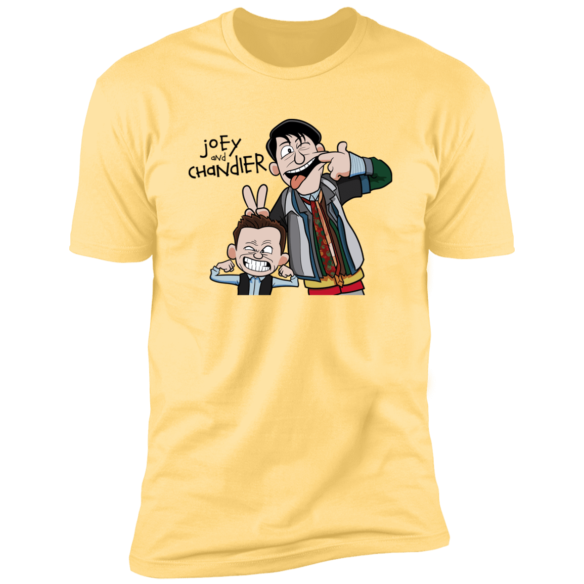 T-Shirts Banana Cream / S Joey & Chandler Men's Premium T-Shirt