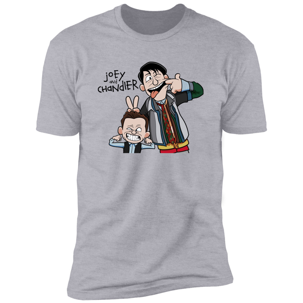 T-Shirts Heather Grey / S Joey & Chandler Men's Premium T-Shirt