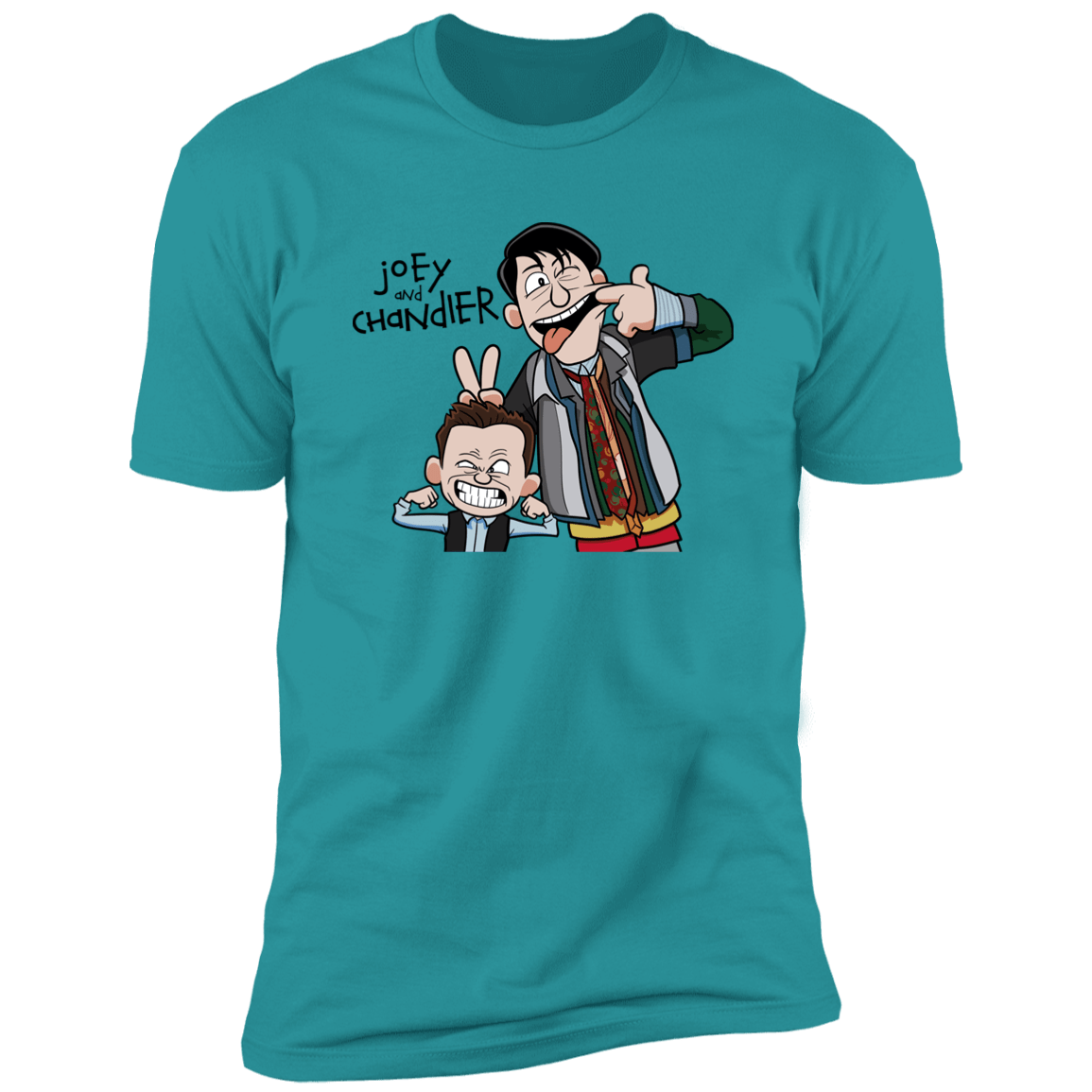 T-Shirts Tahiti Blue / S Joey & Chandler Men's Premium T-Shirt