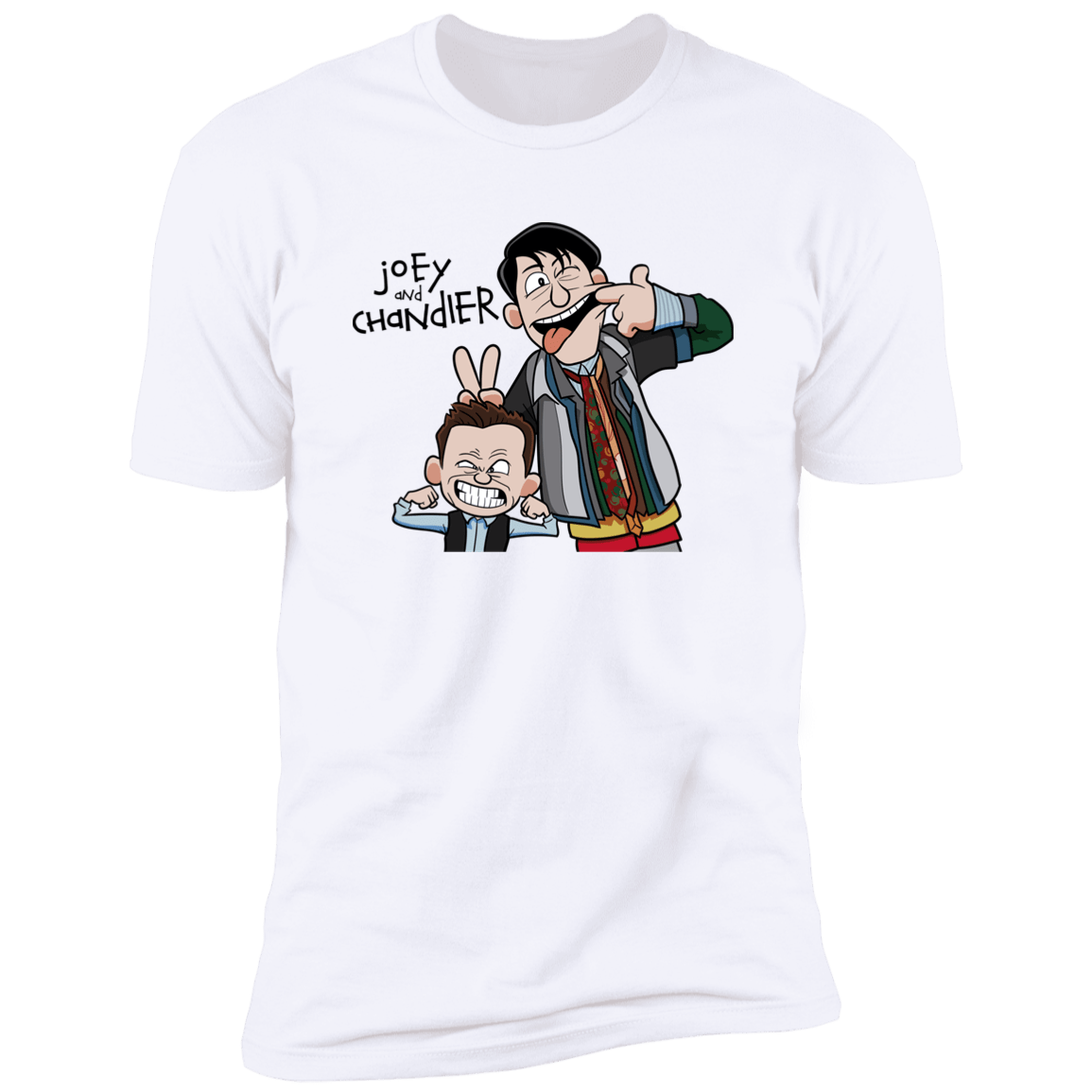 T-Shirts White / S Joey & Chandler Men's Premium T-Shirt