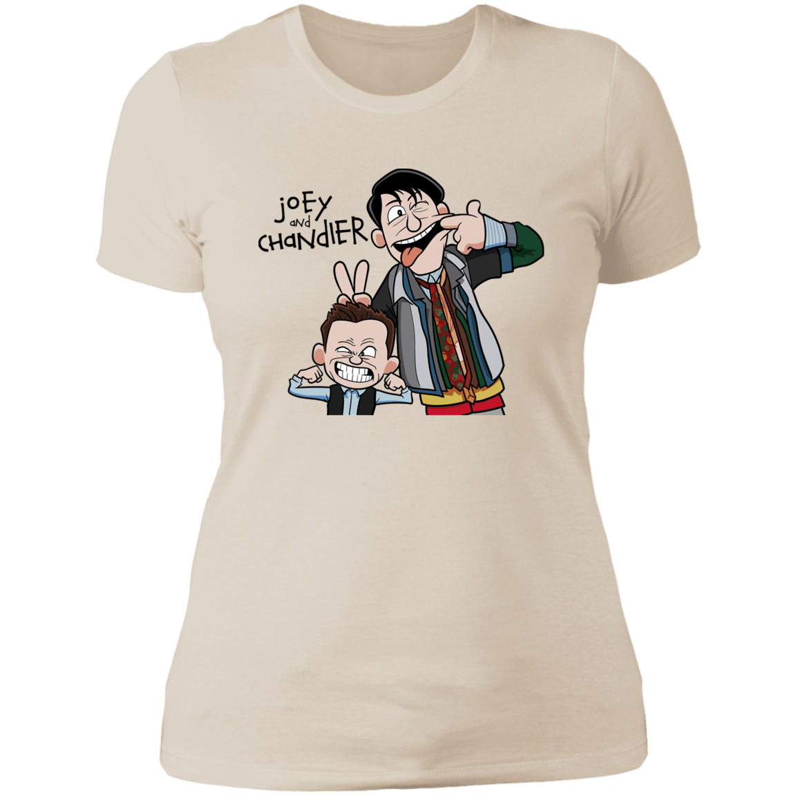 T-Shirts Ivory/ / S Joey & Chandler Women's Premium T-Shirt