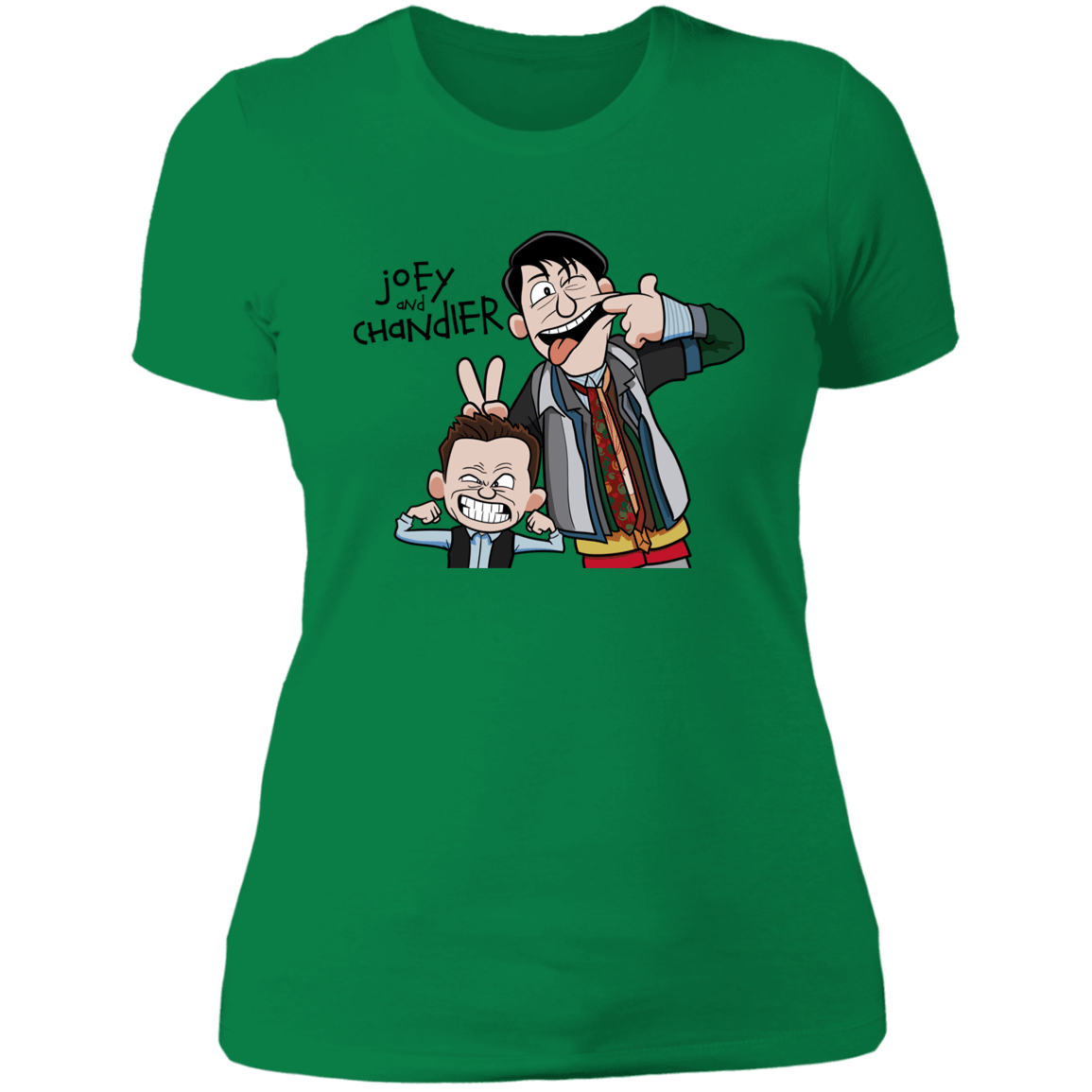 T-Shirts Kelly Green / S Joey & Chandler Women's Premium T-Shirt