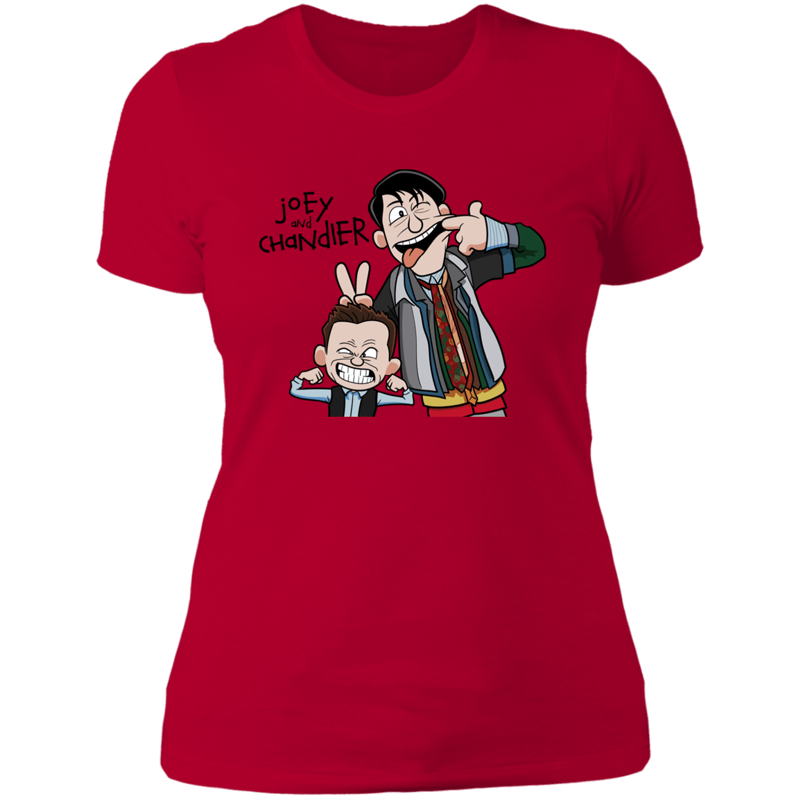 T-Shirts Red / S Joey & Chandler Women's Premium T-Shirt