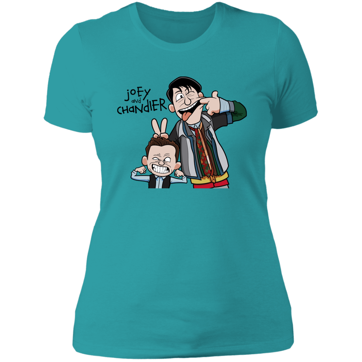 T-Shirts Tahiti Blue / S Joey & Chandler Women's Premium T-Shirt