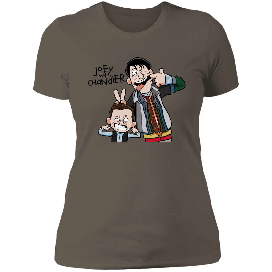 T-Shirts Warm Grey / S Joey & Chandler Women's Premium T-Shirt