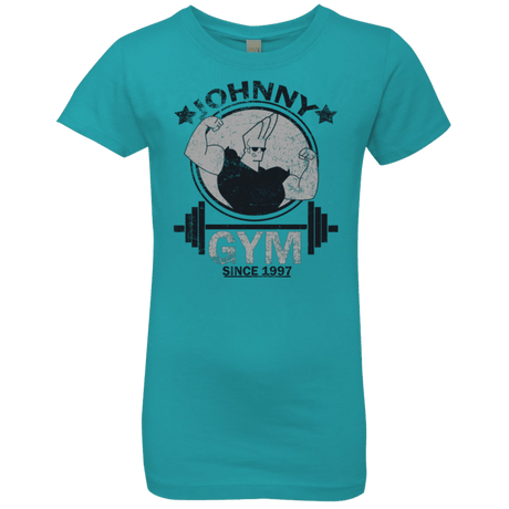 T-Shirts Tahiti Blue / YXS Johnny Gym Girls Premium T-Shirt