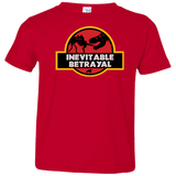 T-Shirts Red / 2T JURASSIC BETRAYAL Toddler Premium T-Shirt