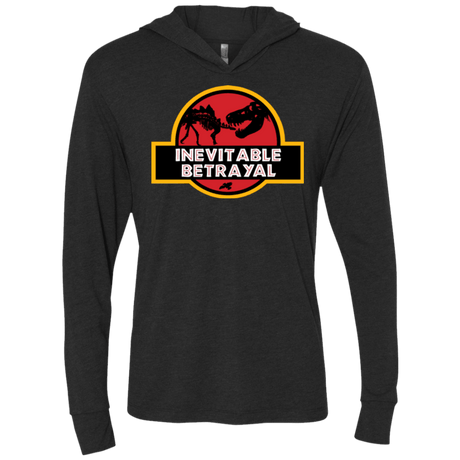 T-Shirts Vintage Black / X-Small JURASSIC BETRAYAL Triblend Long Sleeve Hoodie Tee