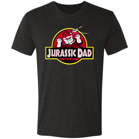 T-Shirts Vintage Black / S Jurassic Dad Men's Triblend T-Shirt