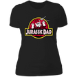 T-Shirts Black / X-Small Jurassic Dad Women's Premium T-Shirt
