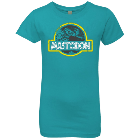 T-Shirts Tahiti Blue / YXS Jurassic Power Black Girls Premium T-Shirt