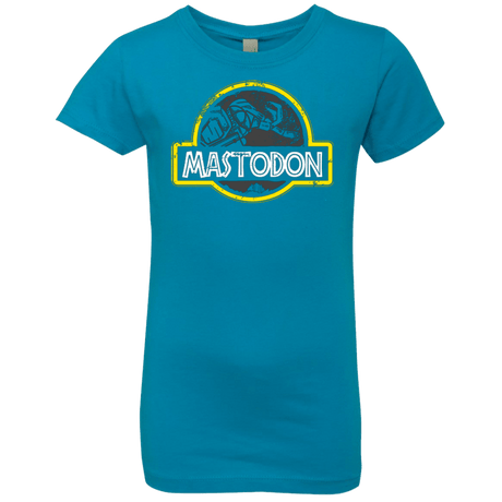 T-Shirts Turquoise / YXS Jurassic Power Black Girls Premium T-Shirt